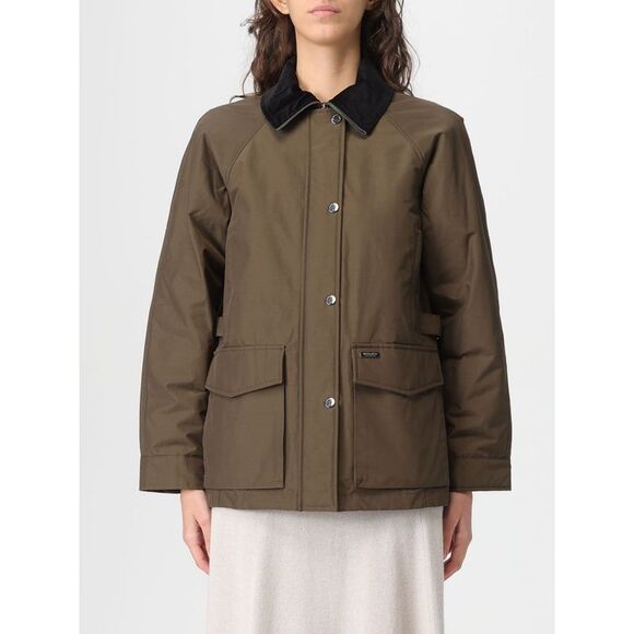 Woolrich Jacket Woman Forest Green